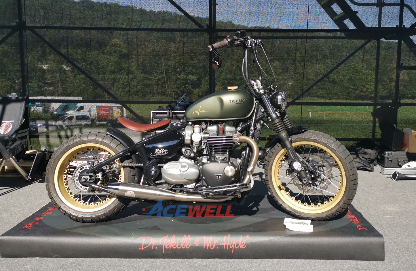 Kineo Wheels für Triumph Bonneville Bobber 2017-2019 (singel brake)