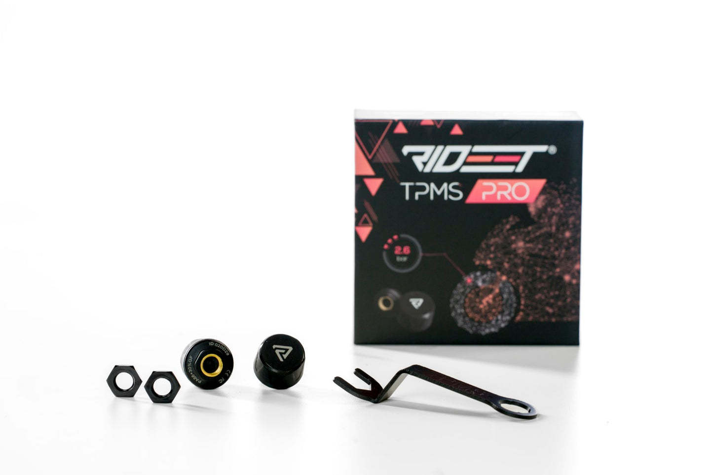 RIDEET TPMS Tire Pressure and Temperature Monitoring System