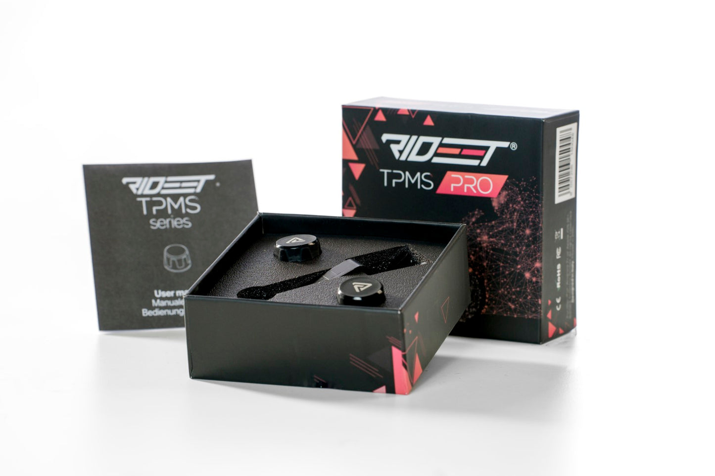 RIDEET TPMS Tire Pressure and Temperature Monitoring System
