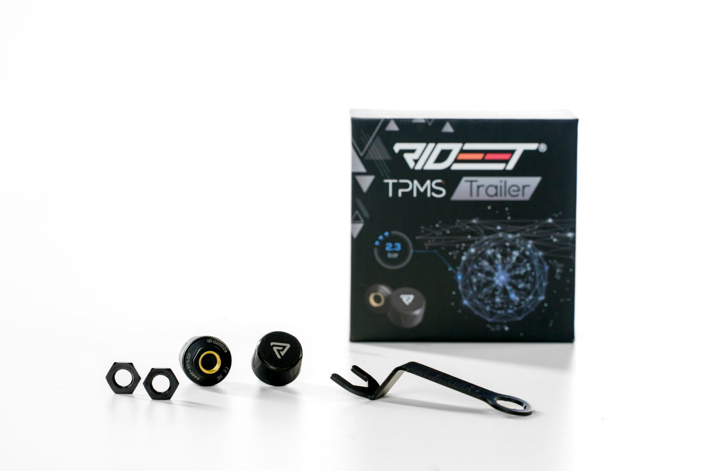 RIDEET TPMS Tire Pressure and Temperature Monitoring System