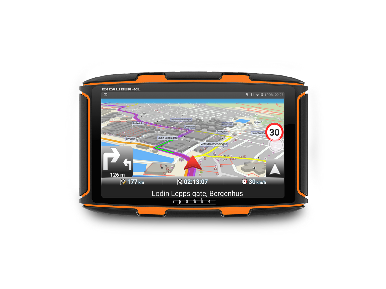 Navigation & Reifendruck