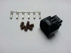Set connettori impermeabili neri (6 pin/9 pin)