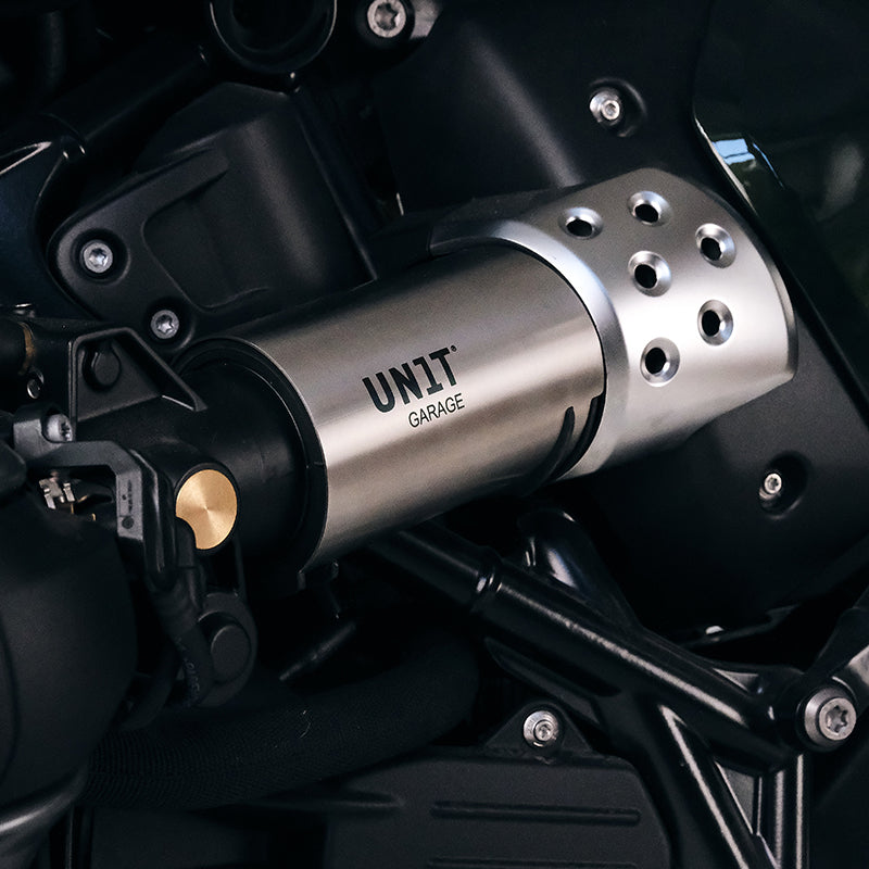 Paar Ansaugkrümmerabdeckungen aus Edelstahl für BMW R12 NineT und R12