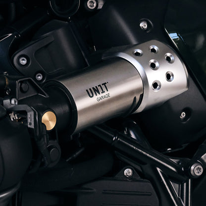 Paar Ansaugkrümmerabdeckungen aus Edelstahl für BMW R12 NineT und R12