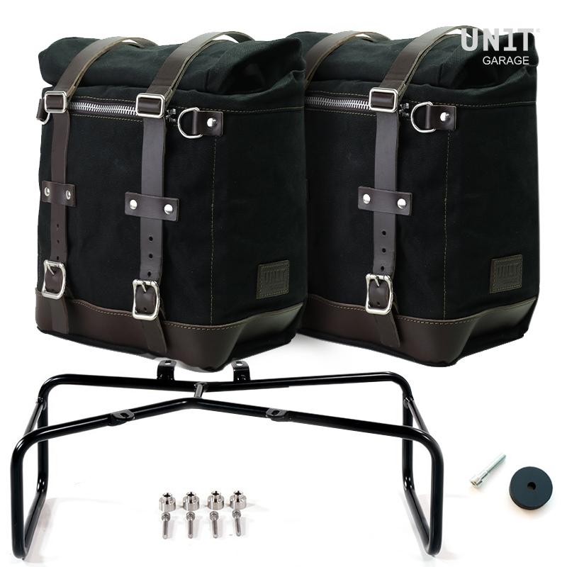 Zwei 22-30-Liter-Scram-Seitentaschen aus Segeltuch + NineT-Serie Double Frame
