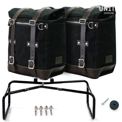 Zwei 22-30-Liter-Scram-Seitentaschen aus Segeltuch + NineT-Serie Double Frame
