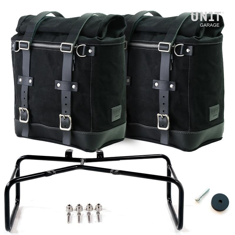 Zwei 22-30-Liter-Scram-Seitentaschen aus Segeltuch + NineT-Serie Double Frame