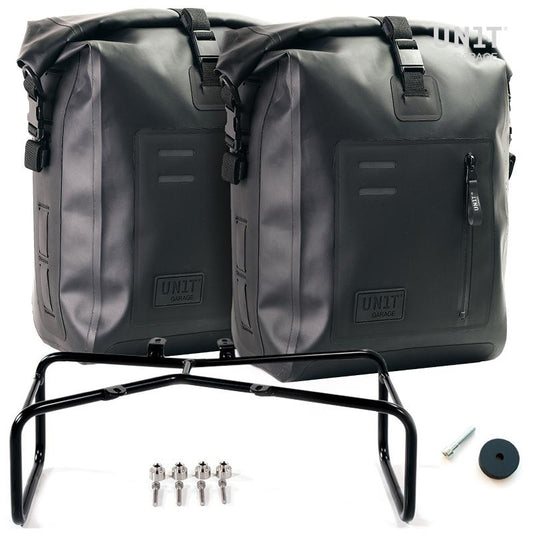 Zwei Khali TPU Seitentaschen + NineT-Serie Double Frame