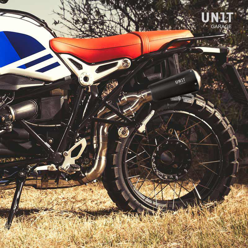 Hohe Auspuffanlage aus Edelstahl RnineT