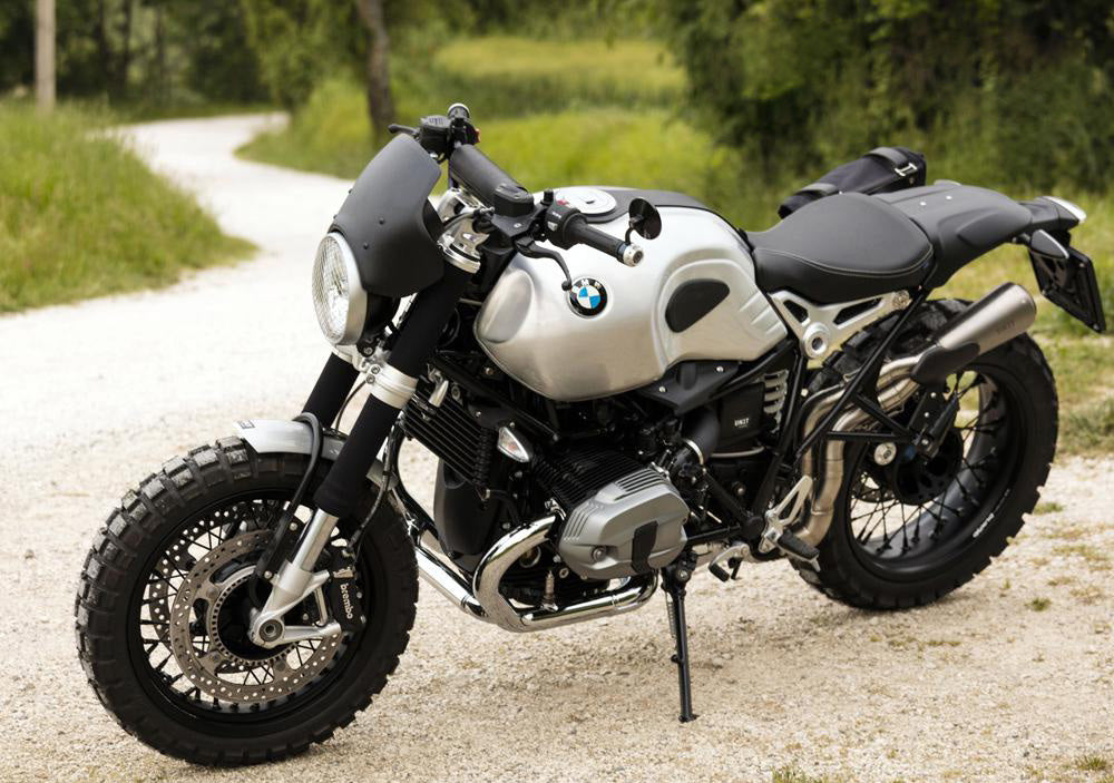 Hohe Auspuffanlage aus Edelstahl RnineT