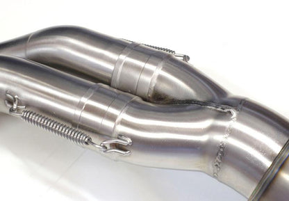 Hohe Auspuffanlage aus Edelstahl RnineT