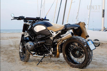 Hohe Auspuffanlage aus Titan RnineT