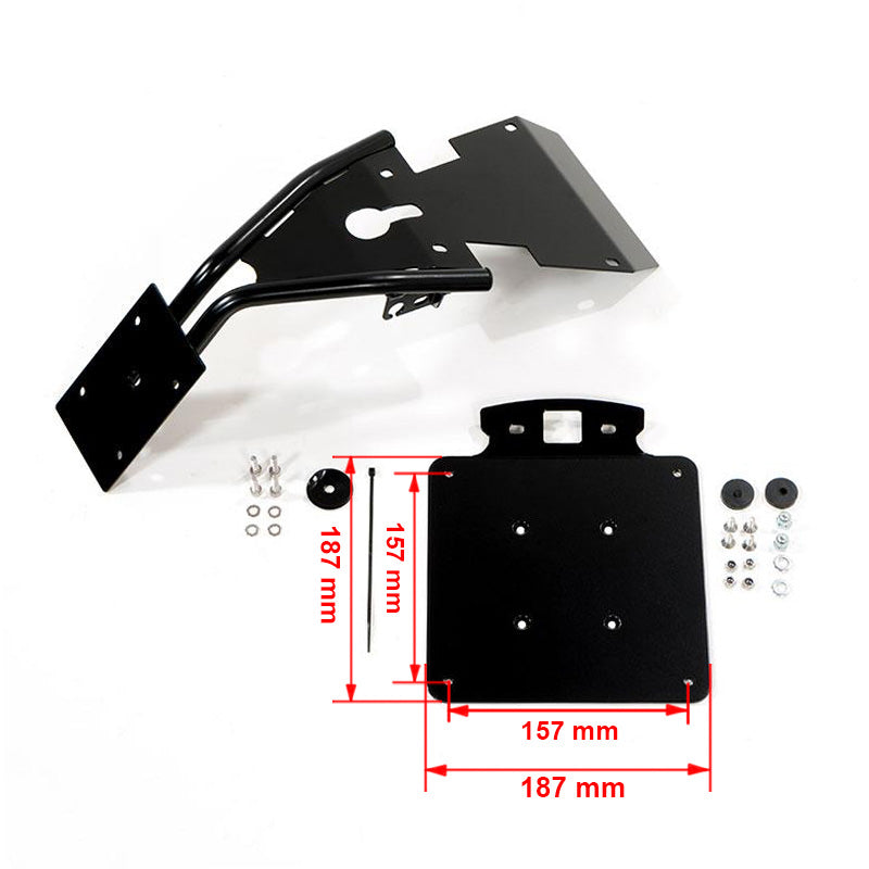 Hoher Kennzeichenhalter nineT