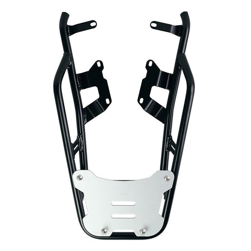 NineT-Gepäckträger mit Soziusgriffen zur Befestigung der Topcaseplatte