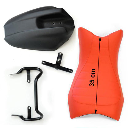 NineT Einzelsitzbank orange in sky